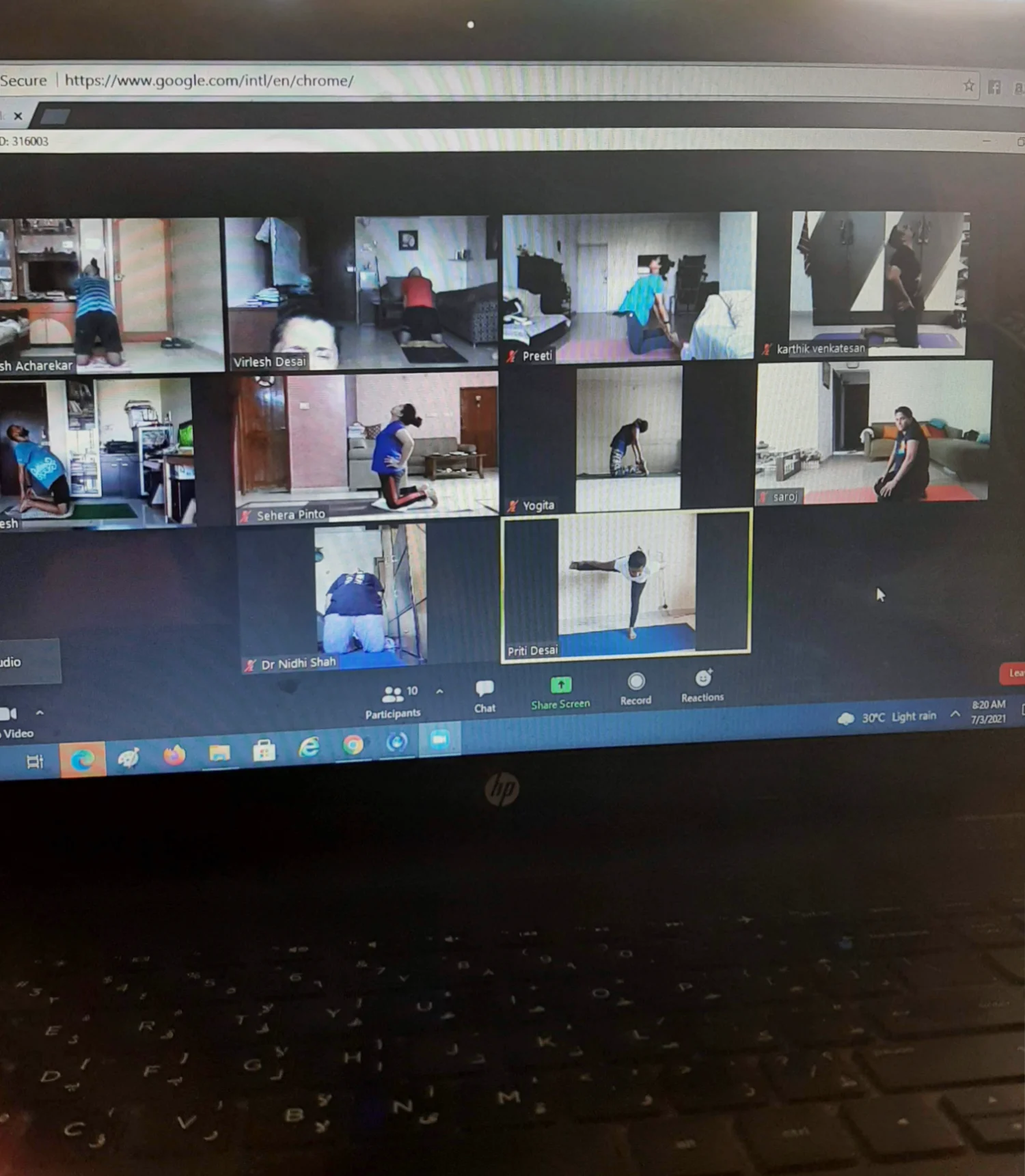 Online Yoga Classes
